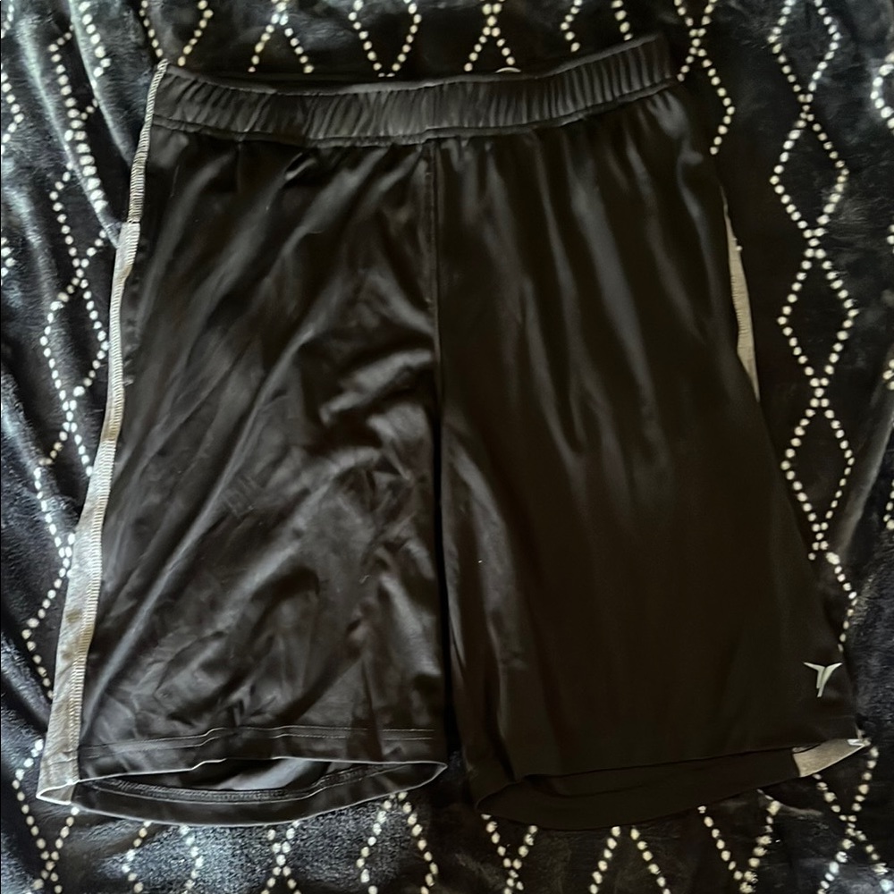 Old Navy Black Athletic Shorts Performance Fabric